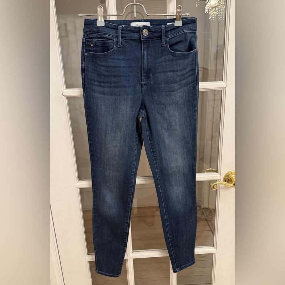 SKINNYGIRL Women’s Dark Wash The High Rise Skinny Ankle Jeans Size 27
